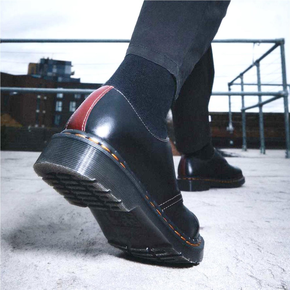 DR. MARTENS 1461 Black+Brown Abruzzo WP DR. MARTENS 1461 Black+Brown Abruzzo WP