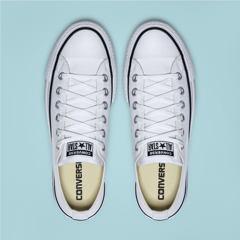 CONVERSE CTAS Lift Ox Plataforma blanco