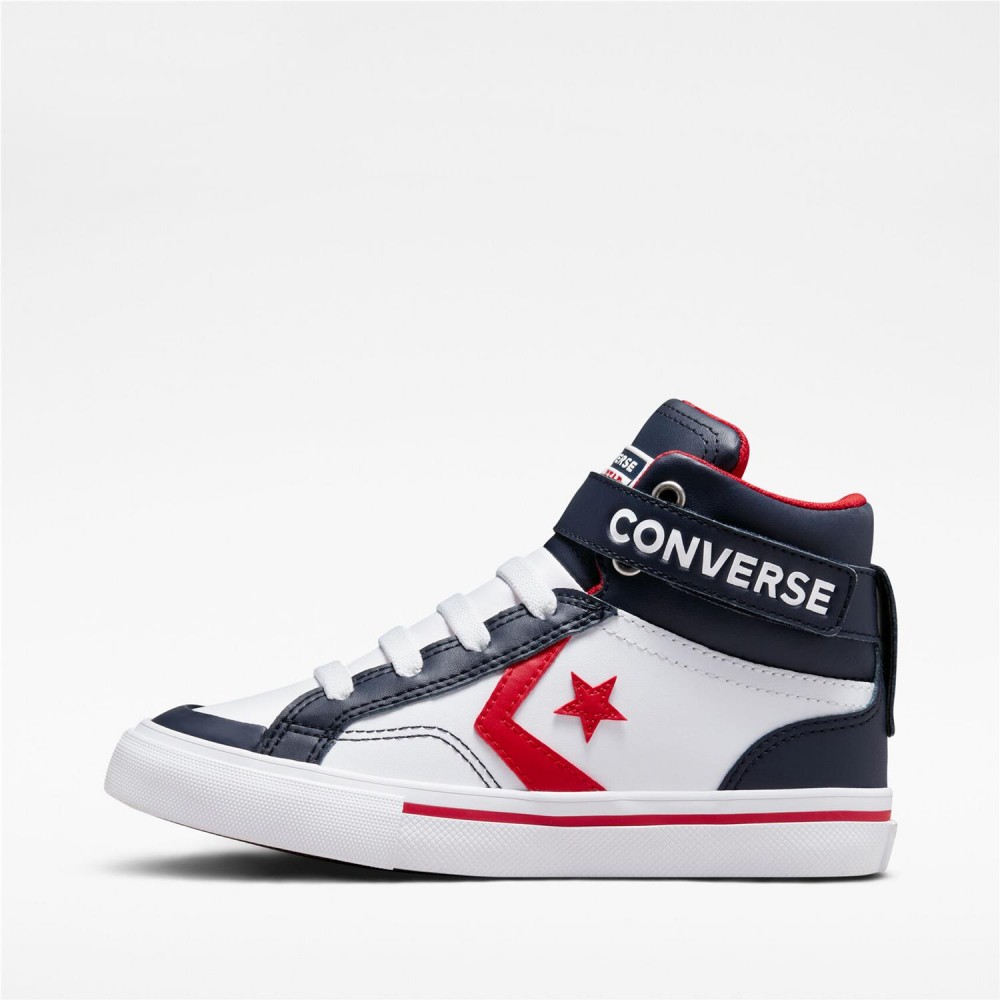 Converse blancas outlet linea roja