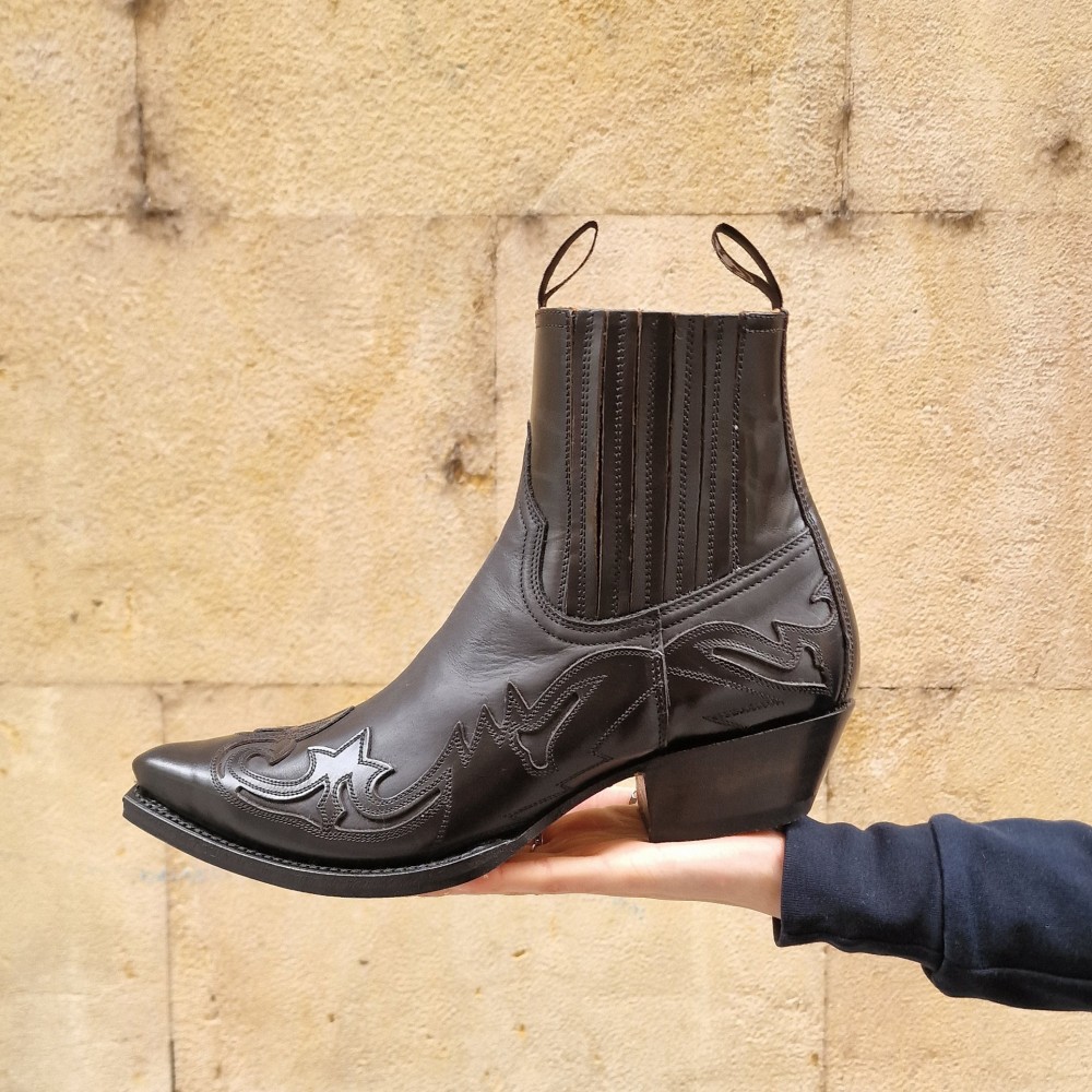 SENDRA Cuervo Flora Negro Sprint Negro