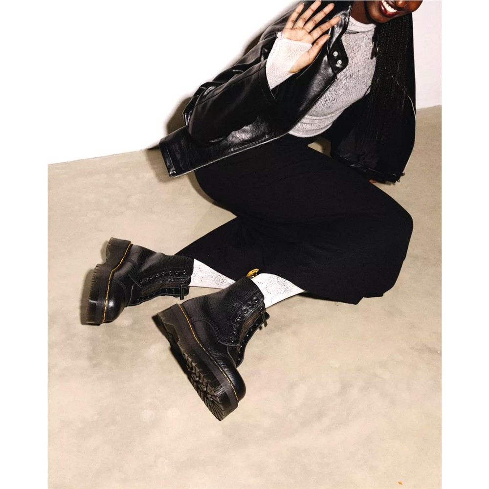 DR. MARTENS Sinclair Milled Nappa negro DR. MARTENS Sinclair Milled Nappa negro