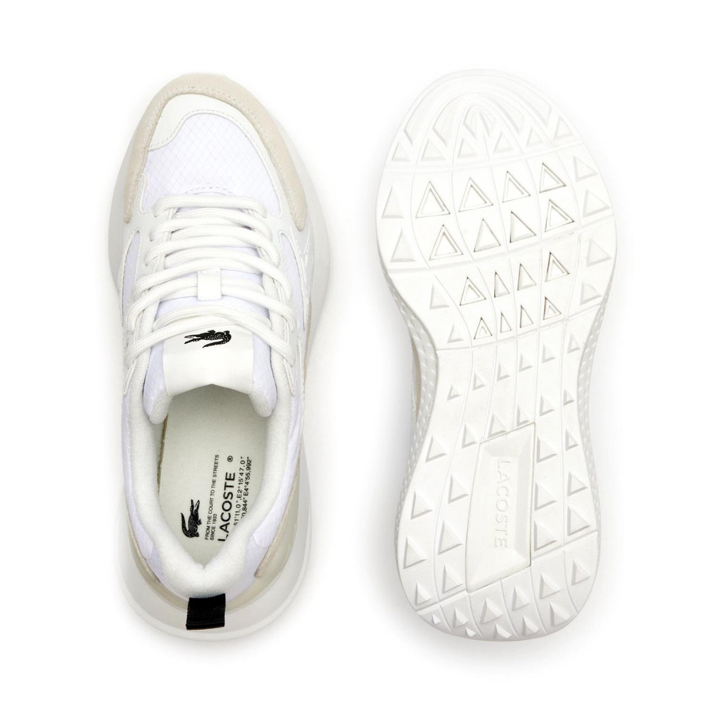LACOSTE L003 Evo blanco y beige LACOSTE L003 Evo blanco y beige
