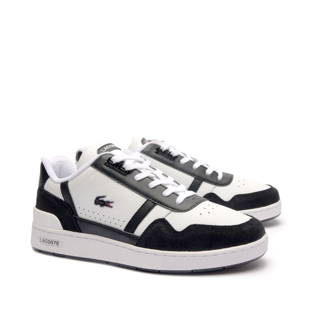 LACOSTE T-Clip blanco y negro