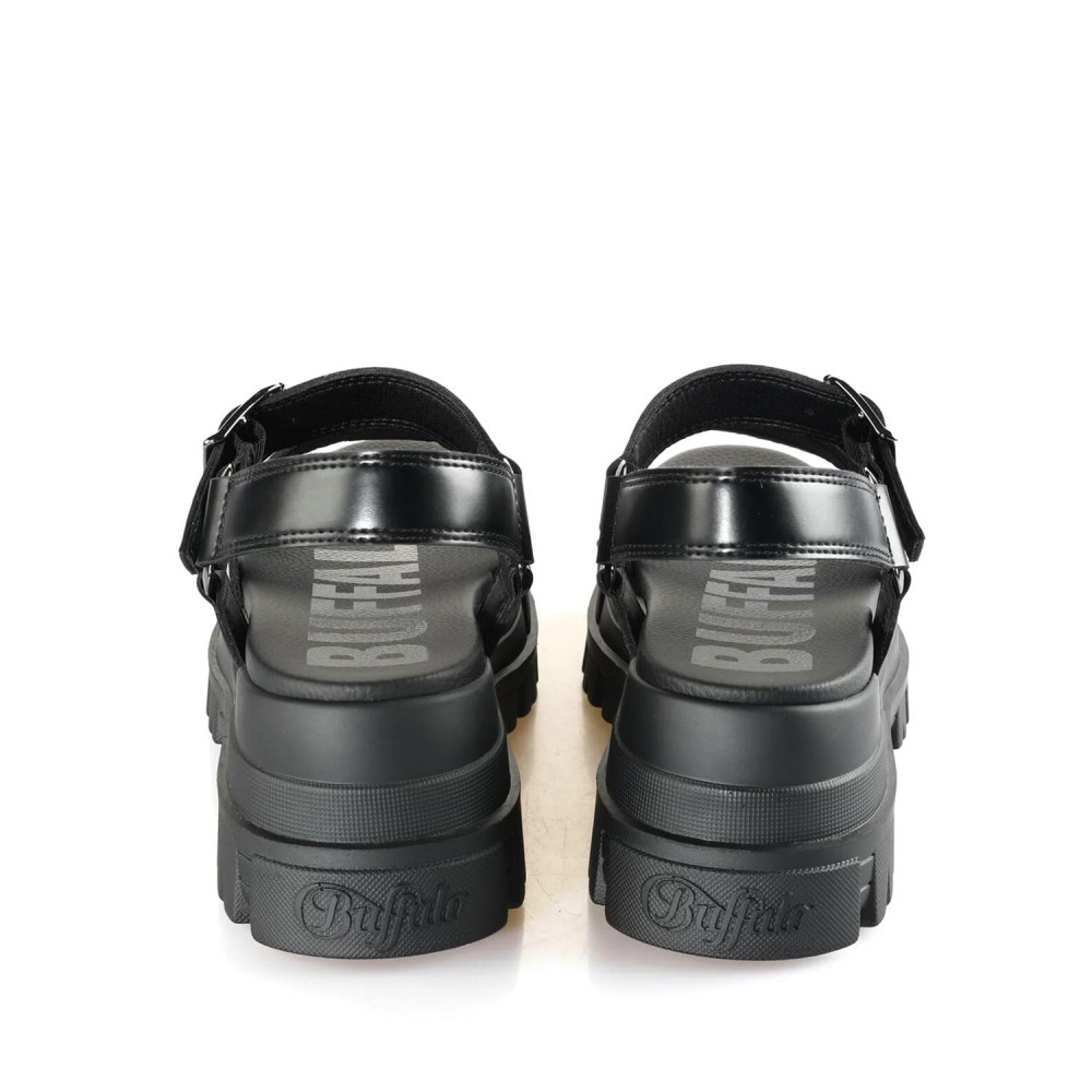 BUFFALO Aspha TS Sandal negro BUFFALO Aspha TS Sandal negro