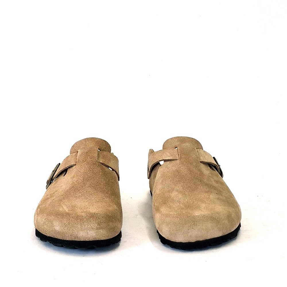 AUTENTI Zueco Milán serraje topo