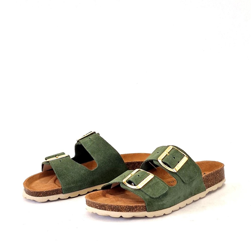 AUTENTI Sandalia Bio serraje verde AUTENTI Sandalia Bio serraje verde