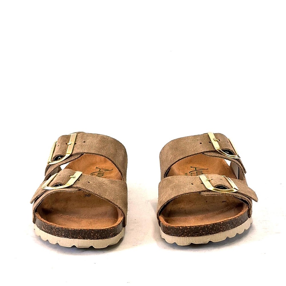 AUTENTI Sandalia Bio serraje topo