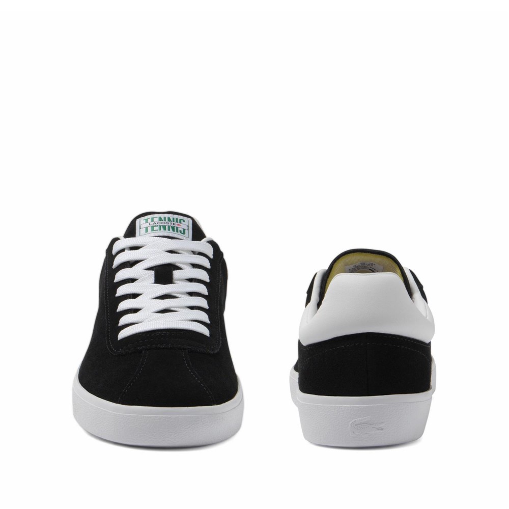 LACOSTE Baseshot unisex de ante negro LACOSTE Baseshot unisex de ante negro