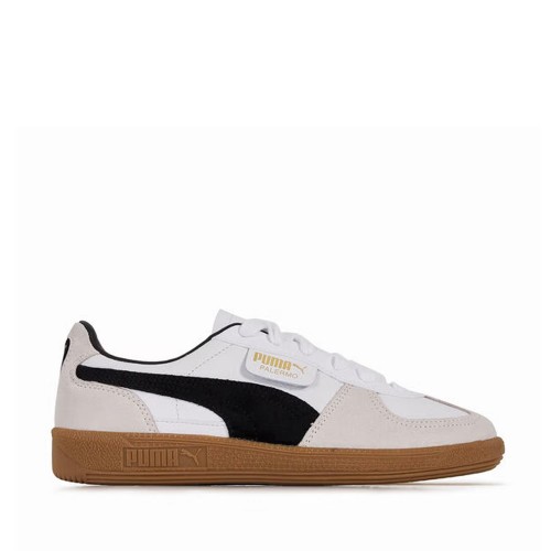 PUMA Palermo en piel blanco...