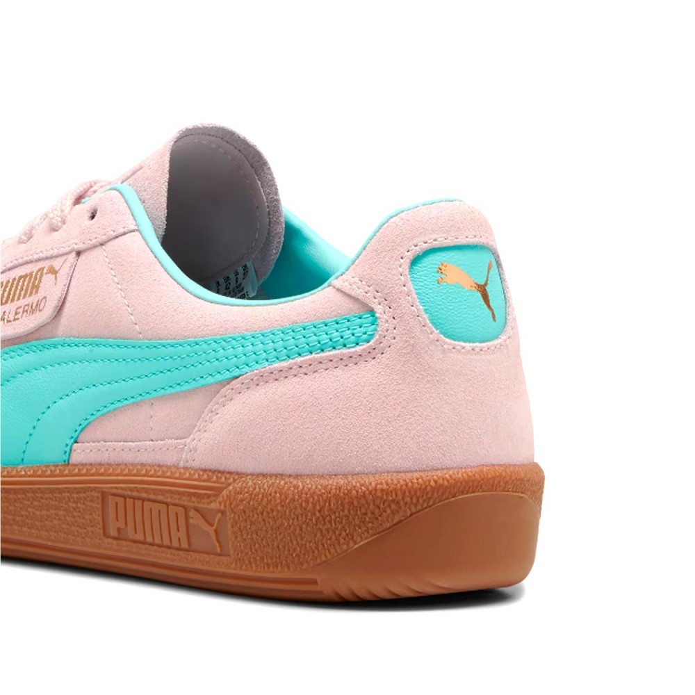 PUMA Palermo en ante rosa y cian