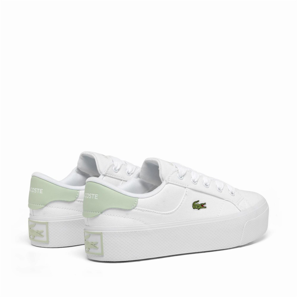 LACOSTE Ziane plataforma lona blanco LACOSTE Ziane plataforma lona blanco