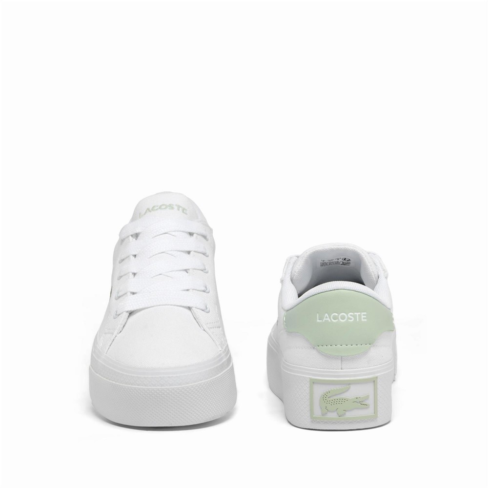 LACOSTE Ziane plataforma lona blanco LACOSTE Ziane plataforma lona blanco