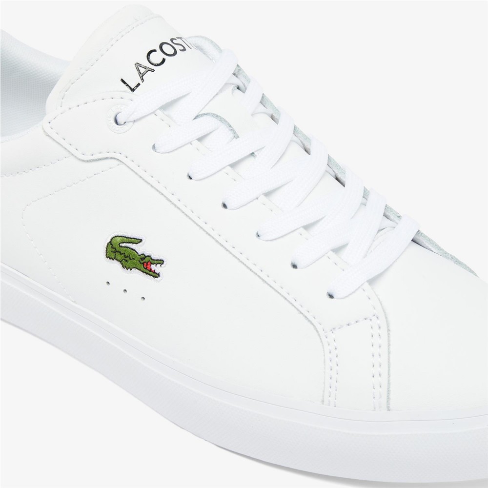LACOSTE Powercourt 125 blanco y verde... LACOSTE Powercourt 125 blanco y verde...