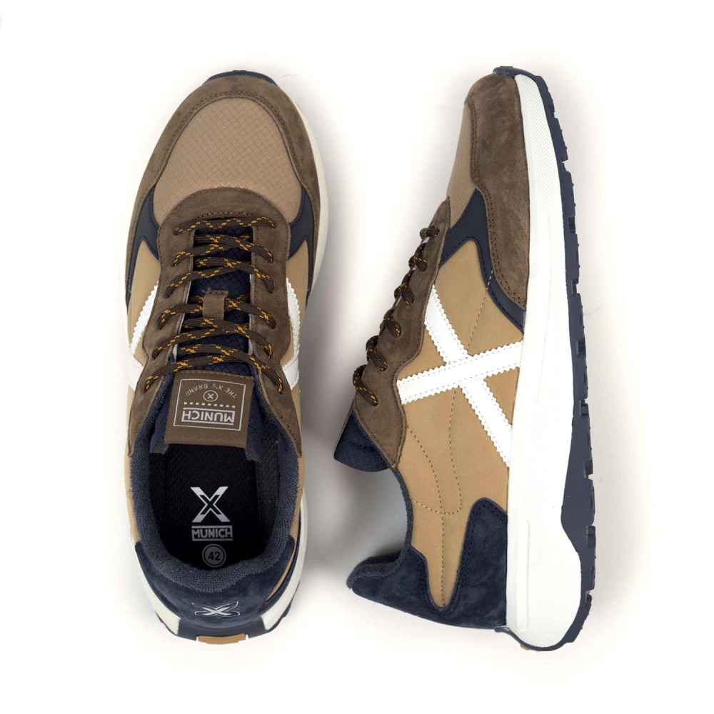 MUNICH BABEL 11 marrón y marino