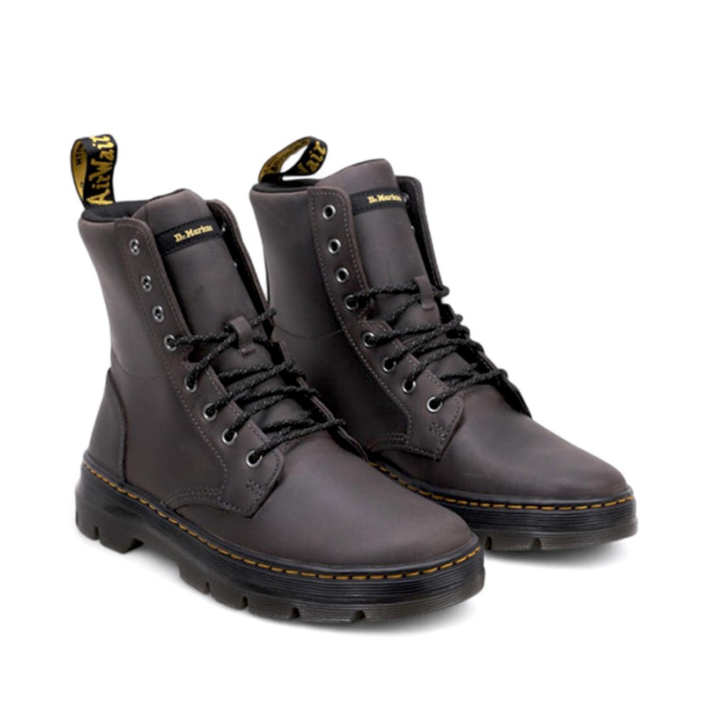 DR. MARTENS Combs Leather Gunmetal...