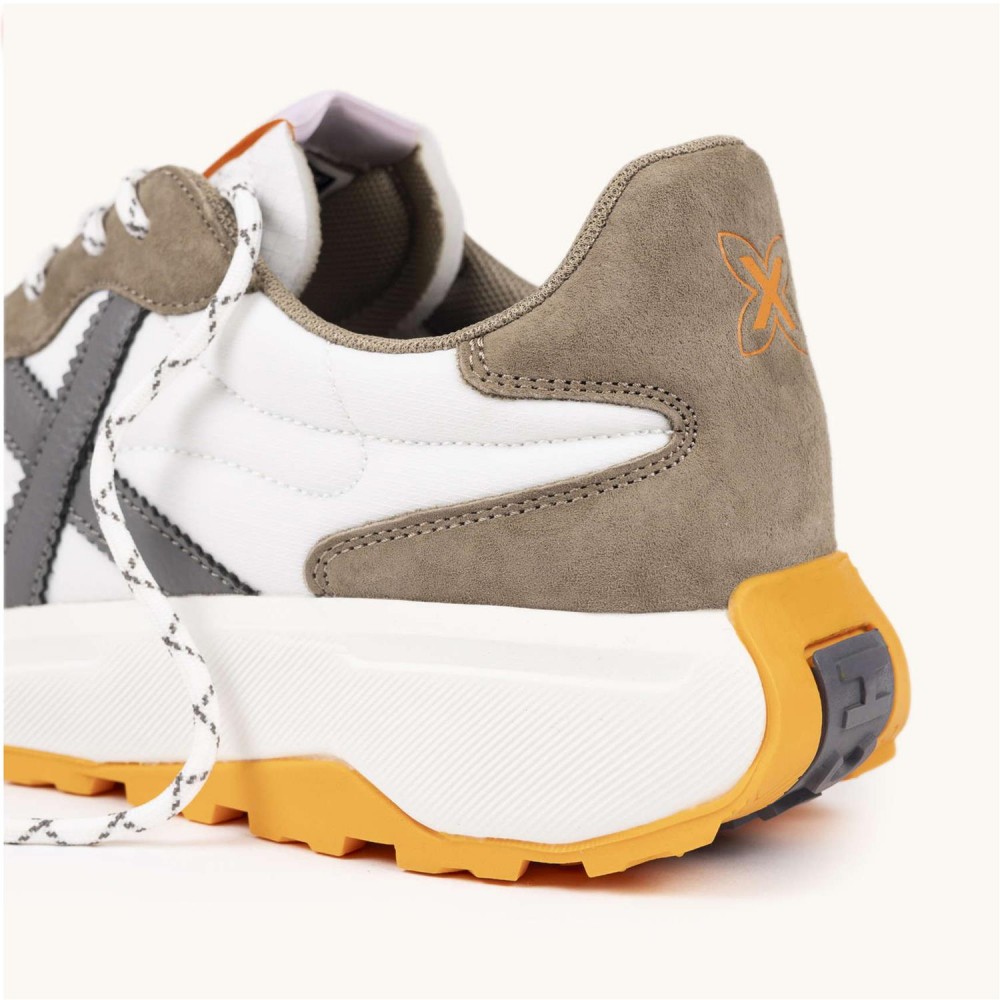 MUNICH Babel 13 blanco, taupe y naranja