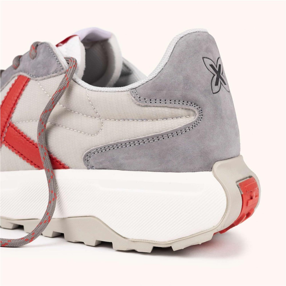 MUNICH Babel 15 gris, blanco y rojo