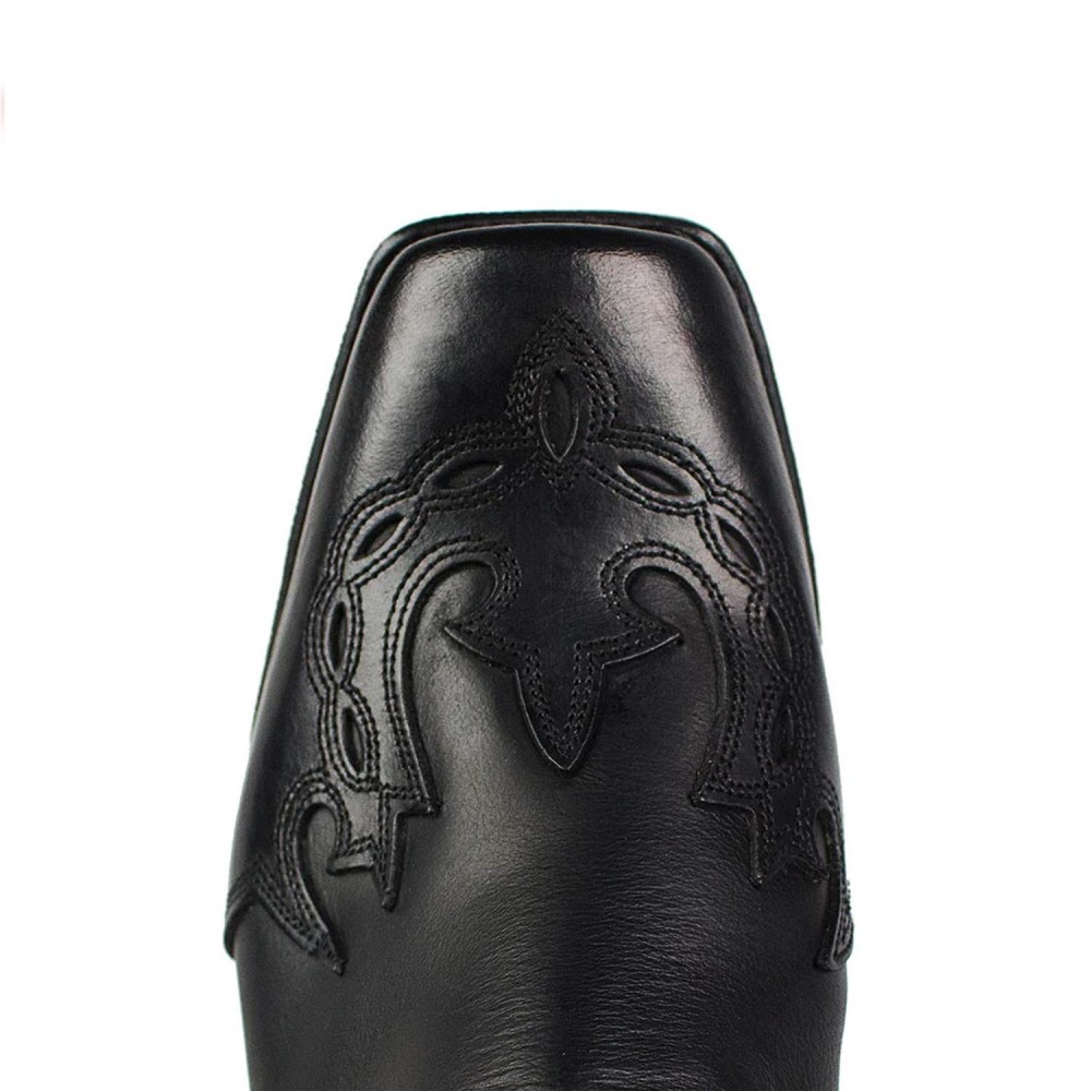 SENDRA biker punta cuadrada negro