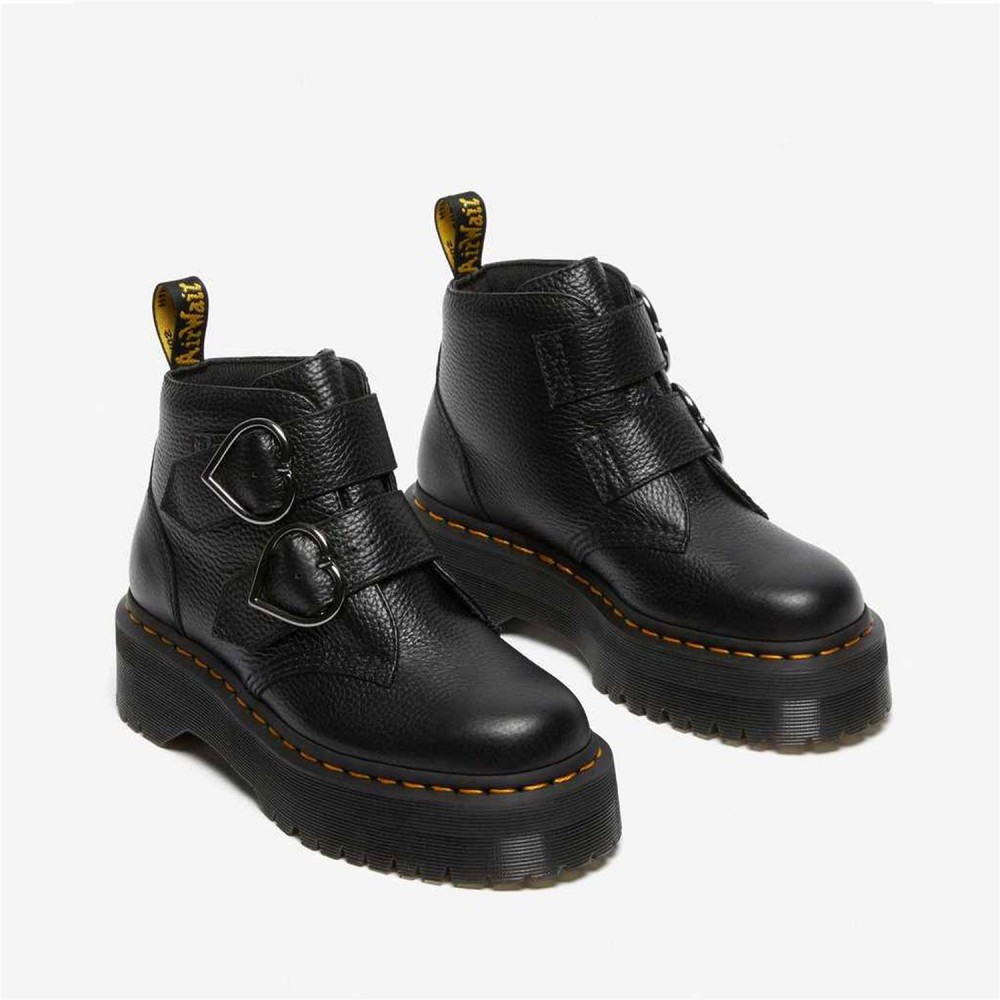 DR. MARTENS Devon Heard Black