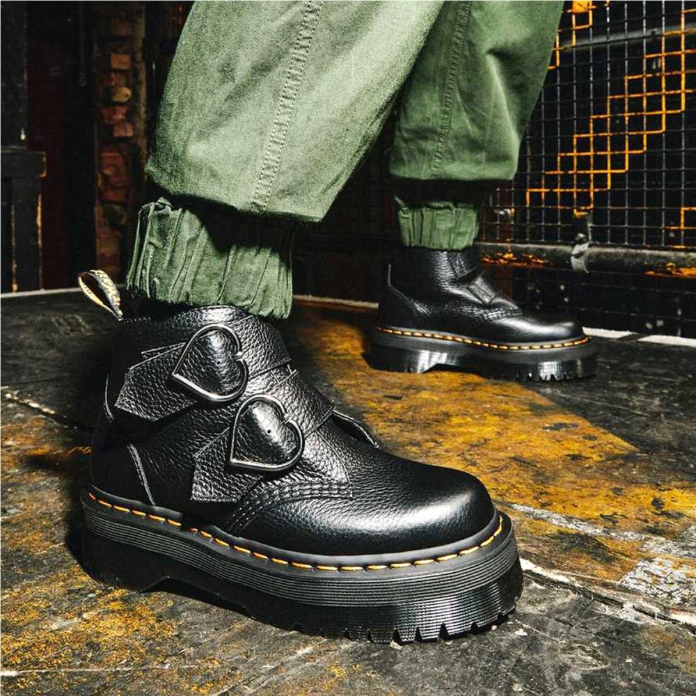 DR. MARTENS Devon Heard Black